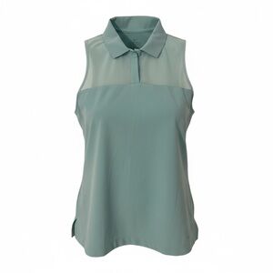 Nike Women's Sleeveless Polo Top - Teal